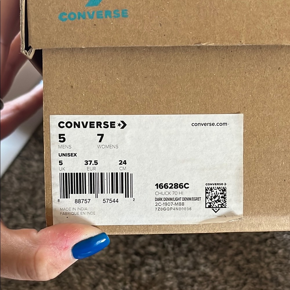 Converse Denim High Tops - Picture 3 of 3
